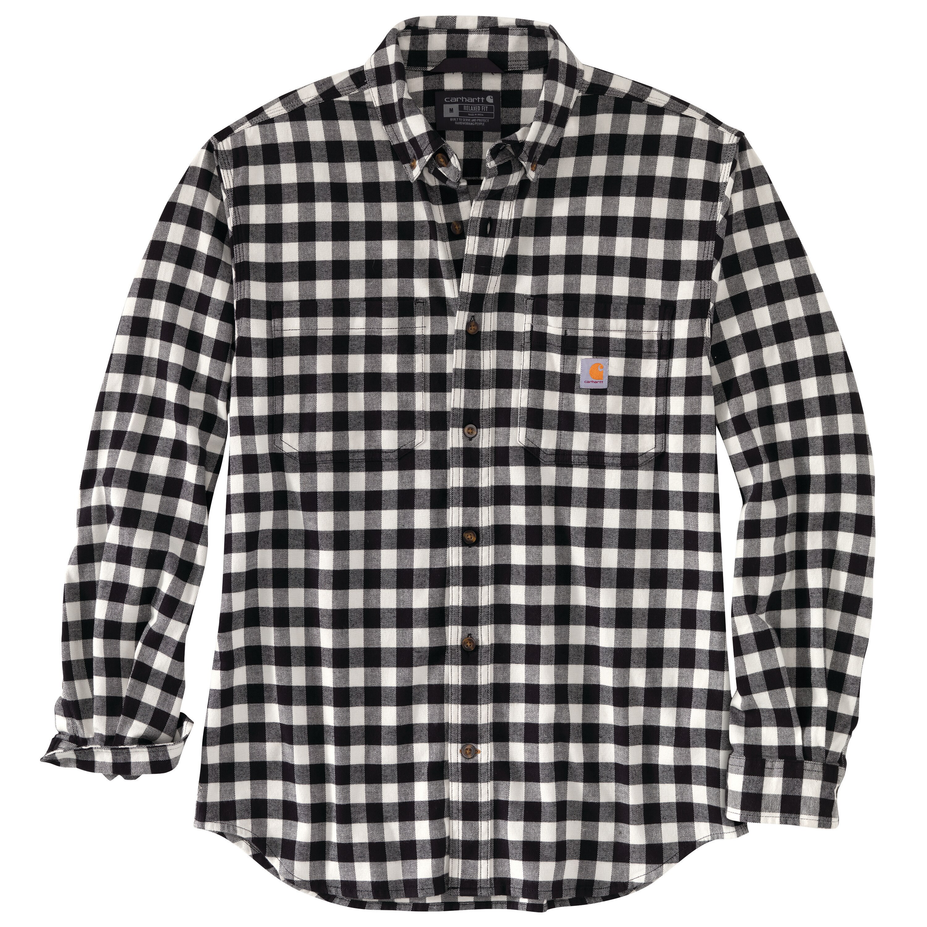 Carhartt long sleeve flannel deals